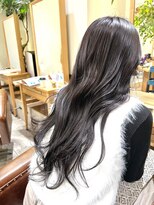ローネス ギンザ(LONESS ginza)&nbsp;暗色カラーパープルブラック髪質改善トリートメント銀座ヘアケア