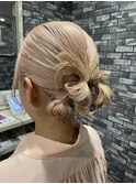 【Lilly新宿】#個性派アレンジ#タイトヘアセット#タイトアレンジ
