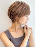 絶壁解消ショート×ひし形小顔×30代40代50代×ショートボブN