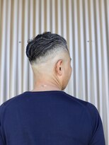 ピースガブ(psGABU)&nbsp;メンズオールバックスキンフェードスタイル