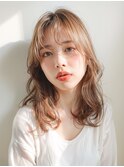 黒髪/ボブルフ/ネビージュ/韓国/ワンレン/仙台/髪質改善/前髪