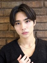 ミンクス 銀座店(MINX) ナチュラルセンターパート×ダウンパーマ