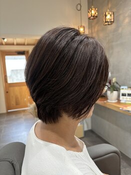 ルーチェ(LUCE)の写真/【駐車場有り】大人女性を魅了する上品で優しい髪色をご提案◇艶感のある好印象な大人カラーに仕上がる♪