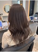 ブリーチなしオリーブベージュ