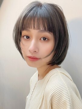 ロンド ボーイ 表参道(Lond BOY) 髪質改善縮毛矯正レイヤーカット顔周り前髪韓国ミニボブ/原宿