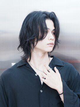 フィフスパーク(fifth PARK) 渋谷メンズボブウルフメンズミディアム毛流れスパイラルパーマ