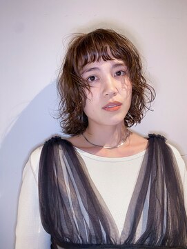 ザ ドッツ(THE DOTS) パーマへあ　ベージュカラー　ボブレイヤー