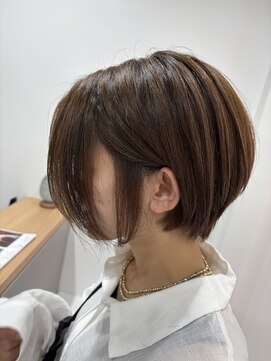 イフプロデュースドバイアミカ(iF produced by Amica) ショートカットブラウンからカラー