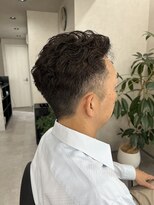 クム 横浜(qumu)&nbsp;ニュアンスパーマ×メンズオフィススタイル　qumu横浜