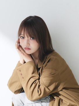 ファースト 吉祥寺(FIRST KICHIJOJI) ラフストレートミディ オーガニックカラー　【FIRST】松下日和