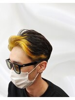 レジェ(LEGE)&nbsp;フェイスフレーミング【メンズ/イエロー/デザインカラー/Ami】