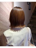 切りっぱなしボブ4.23イメチェン