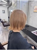 #ノンジアミン#ノンジアミンカラー#ボブ#外ハネ