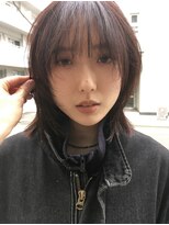 ナヌークカフラ(nanuk kafla)&nbsp;ウルフレイヤー/ミディアムレイヤー/お顔周り/似合わせカット