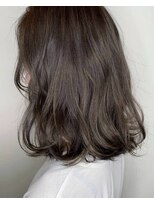 アース 会津若松店(HAIR&MAKE EARTH)&nbsp;ナチュラルブラック×ふんわりボブパーマ