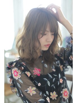 ジーナ 札幌(Zina) 【Zina SAPPORO】大人かわいいマーメイドアッシュセミディ