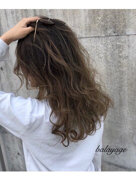 アンルーク ヘア(+1 unluke hair) [+1unluke]2022-SS/海外セレブ風×balayage×cashmere Gray