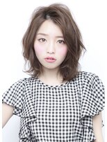 ヘアリゾートエーアイ 秋葉原店(hair resort Ai)&nbsp;センターパート×ルーズな外国人風ウェーブ