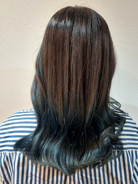 タエビスアリッサム(Taebis Alyssum) グラデーション裾カラー(ブリーチオンカラー)