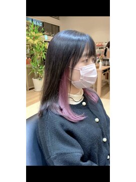 ミウミウヘア(miu miu hair) イヤリングカラー　Pink