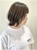 【FOLK】透明感アッシュブラウン☆似合わせ外ハネレイヤーボブ♪