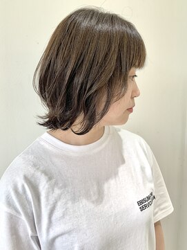 フォーク FOLK 【FOLK】透明感アッシュブラウン☆似合わせ外ハネレイヤーボブ♪