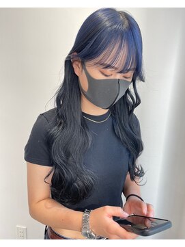 ツキ 横浜店(tuki) イヤリングカラーインナーカラーハイライトフェイスフレーミング