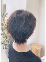 カミトヒト ショートボブの柔らかパーマ