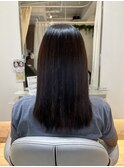 【田園調布髪質改善】純度100%トリートメント+カット+縮毛矯正