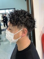 コワファーストナガサキシャンプーボーイ(COIFF1RST NAGASAKI SHAMPOO BOY)&nbsp;メンズショート　ツイストスパイラル　ショートパーマ
