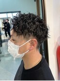 メンズショート ツイストスパイラル ショートパーマ