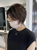 GBG 自由が丘 《After》仕上がりスタイル【白髪ぼかし脱白髪染めハイライト 】