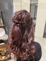 アキオドットヘアー(AKIO.hair)&nbsp;映えカラーでアレンジセット！イベント、ライブの際にオススメ！