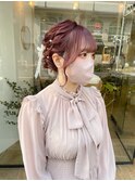 ボブでもまとめられます♪