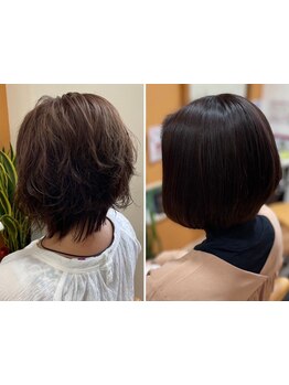 COLORBAR自慢の髪質改善,縮毛矯正で叶う上質大人style♪ [ストレート]