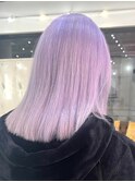 ダブルカラーハイトーンカラーラベンダークベージュカラー