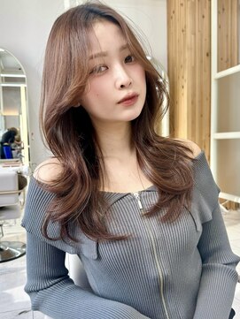 アフロートリノ(AFLOAT Leino) 2wayバング 韓国前髪 シースルー ミディアム くびれ レイヤー#