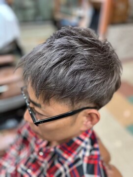 アポロカットステージ 相模大野店 アップバング/ツーブロックマッシュ<理容室>[メンズ/相模大野]