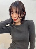 フェイスレイヤー　くびれボブ　とろみブラック