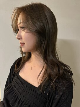 ノラ シブヤ(NORA) ブリーチなしベージュ/レイヤーカット/ロングレイヤー