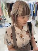 【心斎橋hen】ブリーチ　ダブルカラー　ローライト　ブロンド