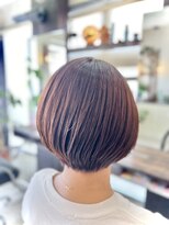 オルオル(OLUOLU)&nbsp;艶ショート×白髪ぼかし