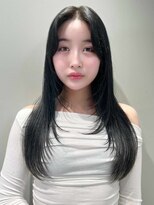 イメチェン前髪小顔ロング_銀座