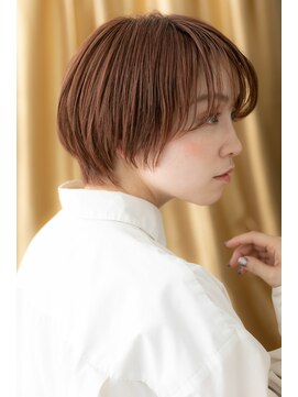 カバーヘア 上尾西口店(COVER HAIR) 暖色系カラー大人可愛い小顔丸みショートマッシュY上尾10代20代