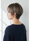 30代40代50代ハイライトショート白髪染め白髪ぼかし