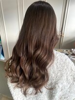 セプト 天神大名(SEPT.)&nbsp;グレージュカラー 韓国風巻き髪  赤み消し 髪質改善カラー 前髪