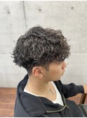 メンズ 波巻きパーマ
