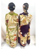 振袖着付け
