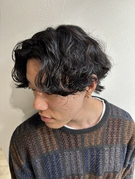 グラフ 立川(Graph.) 無造作ニュアンスシャドウセンターパートパーマ