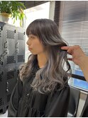 インナーカラー/ブルーシルバー